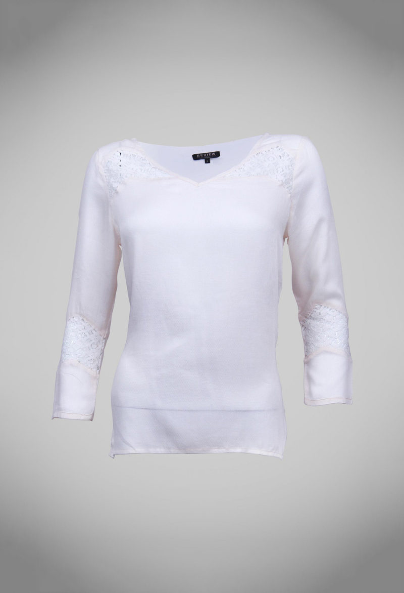 Long sleeve 60’s modal dobby soft touch tops